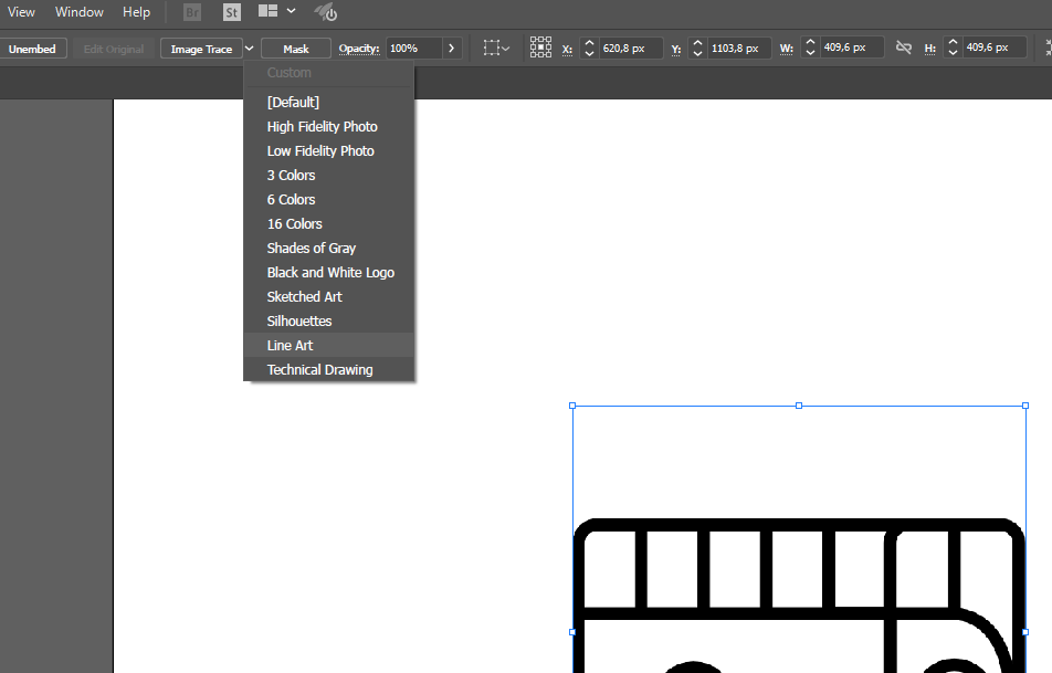 2.- Image Trace - Line Art.png